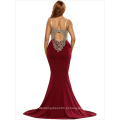 Atacado Barato Plus Size Spaghetti Mermaid Evening Dress